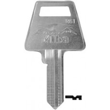 LLAVE RESIDENCIAL Alba R61  Niquelada (10 pzas)