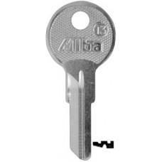 LLAVE RESIDENCIAL Alba T3  Niquelada (10 pzas)