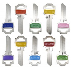 LLAVE RESIDENCIAL Alba R55  Niquelada colores surtidos (10 pzas)