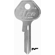 LLAVE RESIDENCIAL Ilco 1092-7000-M21  Niquelada (10 pzas)