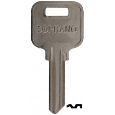 LLAVE  RESIDENCIAL Soprano para Cerradura de sobreponer  (10 pzas)