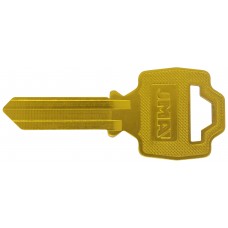 LLAVE RESIDENCIAL DE ALUMINIO JMA  FNL-1D Amarilla (5 pzas)