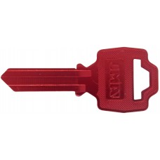 LLAVE RESIDENCIAL DE ALUMINIO JMA  FNL-1D Roja (5 pzas)