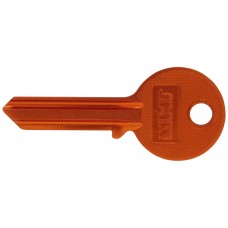 LLAVE RESIDENCIAL DE ALUMINIO JMA  YA-24D Anaranjada (5 pzas)