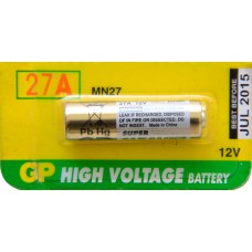 PILA PARA CONTROL de Alarma GP 27A Alcalina (5 pzas)