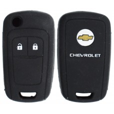 FUNDA DE SILICON PARA CONTROL CHEVROLET Sonic 2 Botones Color Negro