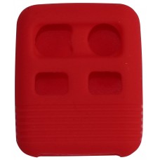 FUNDA DE SILICON PARA CONTROL FORD 4 botones Color Rojo