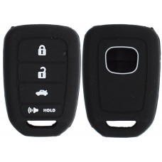 FUNDA DE SILICON PARA CONTROL HONDA 4 botones color Negro