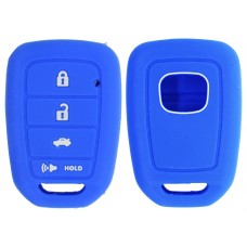 FUNDA DE SILICON PARA CONTROL HONDA 4 botones color Azul