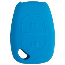 FUNDA DE SILICON PARA CONTROL NISSAN Platina 2 botones Color Azul