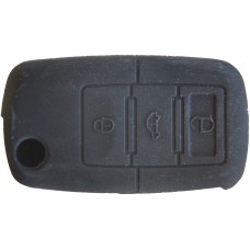 FUNDA DE SILICON PARA CONTROL VW de 3 botones Color Negro