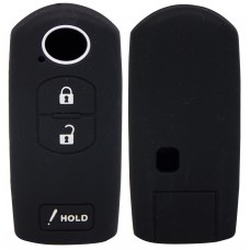 FUNDA DE SILICON PARA CONTROL MAZDA de presencia 3 botones Color Negro