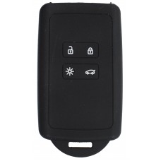 FUNDA DE SILICON PARA CONTROL Renault tarjeta 4 botones color Negro