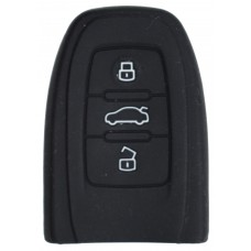 FUNDA DE SILICON PARA CONTROL Audi de presencia 3 botones color negro