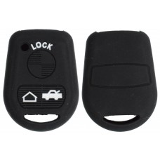 FUNDA DE SILICON PARA CONTROL BMW 3 botones color Negro