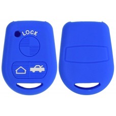 FUNDA DE SILICON PARA CONTROL BMW 3 botones color Azul