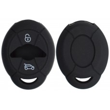 FUNDA DE SILICON PARA CONTROL Mini Cooper 3 botones color Negro