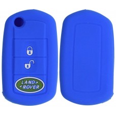FUNDA DE SILICON PARA CONTROL Land Rover 3 botones color Azul