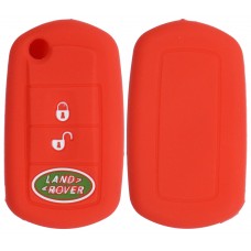 FUNDA DE SILICON PARA CONTROL Land Rover 3 botones color Rojo