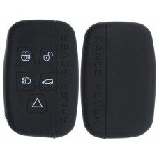 FUNDA DE SILICON PARA CONTROL Range Rover de presencia 5 botones color Negro