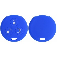 FUNDA DE SILICON PARA CONTROL Smart 3 botones color Azul