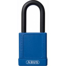 CANDADO ALUMINIO FORRO PLASTICO ABUS de 40 mm. Protegido contra descargas Azul SEG. Nivel 6