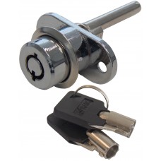 CERRADURA PARA MUEBLE DE SOBREPONER TRABA FRONTAL LLAVE TUBULAR 180° sin accesorios  7 PERNOS