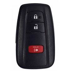 LLAVE CONTROL TOYOTA Prius Mod. 16-18 de proximidad 3 botones FC. HYQ14FBC de 315 MHZ sin inserto