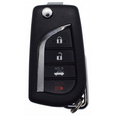 LLAVE CONTROL TOYOTA Corolla Mod. 18 llave abatible 4 botones FC. HYQ12BFB de 315 MHZ sin inserto