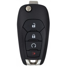 LLAVE CHEVROLET Cruze mod 19+ de 4 botones de llave abatible FC. LXP-T004 con chip TP12 de 434 MHZ (Sin Inserto)