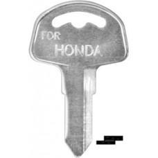 LLAVE HONDA Niquelada Y35C  Alba c/logo para moto  (5 Pzas)
