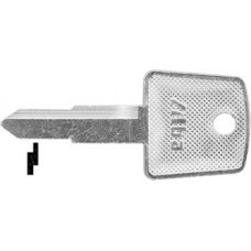 LLAVE HONDA Niquelada Y36C  Alba para moto (5 pzas)