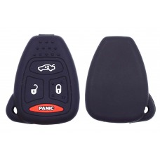 FUNDA DE SILICON PARA CONTROL CRHYSLER 300C 4 botones color negro