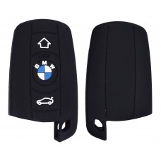 FUNDA DE SILICON PARA CONTROL BMW DE PRESENCIA 3 BOTONES COLOR NEGRO