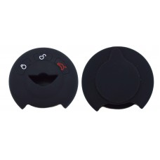 FUNDA DE SILICON PARA CONTROL MINI COOPER DE PRESENCIA 3 BOTONES COLOR NEGRO