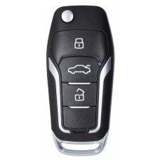 LLAVE CONTROL TIPO FORD 3 BOTONES PARA GENERAR MINI KD , SIN INSERTO Y SIN CHIP