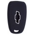 FUNDA DE SILICON PARA CONTROL CHEVROLET CRUZE DE PRESENCIA 4 BOTONES COLOR NEGRO