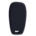 FUNDA DE SILICON PARA CONTROL CHEVROLET Cruze-Malibu 4 botones color Negro
