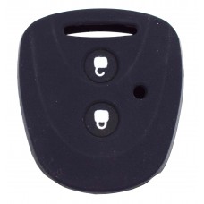 FUNDA DE SILICON PARA CONTROL TOYOTA AVANZA 2 BOTONES COLOR NEGRO