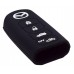 FUNDA DE SILICON PARA CONTROL MAZDA de presencia 4 botones Color Negro