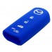 FUNDA DE SILICON PARA CONTROL MAZDA de presencia 4 botones Color Azul