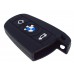 FUNDA DE SILICON PARA CONTROL BMW DE PRESENCIA 3 BOTONES COLOR NEGRO