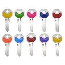 LLAVE RESIDENCIAL Alba T32  Niquelada colores surtidos (10 pzas)