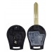 CARCASA NISSAN con llave de 2 botones para control de alarma