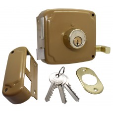 CERRADURA DE SOBREPONER IFAM con llave sencilla Izquierdo