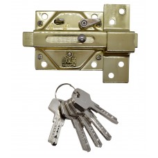 CERROJO DE SEGURIDAD IFAM CS88L-M50 con llave de seguridad laton brillante