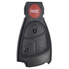 CARCASA MERCEDES BENZ C, CL, E Mod. 00-06 * 4 botones para control de alarma sin base y sin inserto