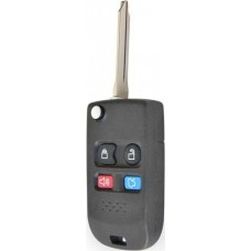 CARCASA FORD 4 botones con llave Abatible para control de alarma