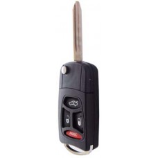 CARCASA CHRYSLER 300C con llave Abatible de 4 botones para controles