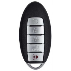 LLAVE CONTROL TIPO NISSAN DE PRESENCIA PARA GENERAR MINI KD 5 BOTONES CON INSERTO Y CON CHIP (serie ZB )